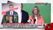 Δήλωση Φώφης Γεννηματά προέδρου του ΠΑΣΟΚ μετά τη συνάντηση της με τον Ευ. Βενιζέλο .