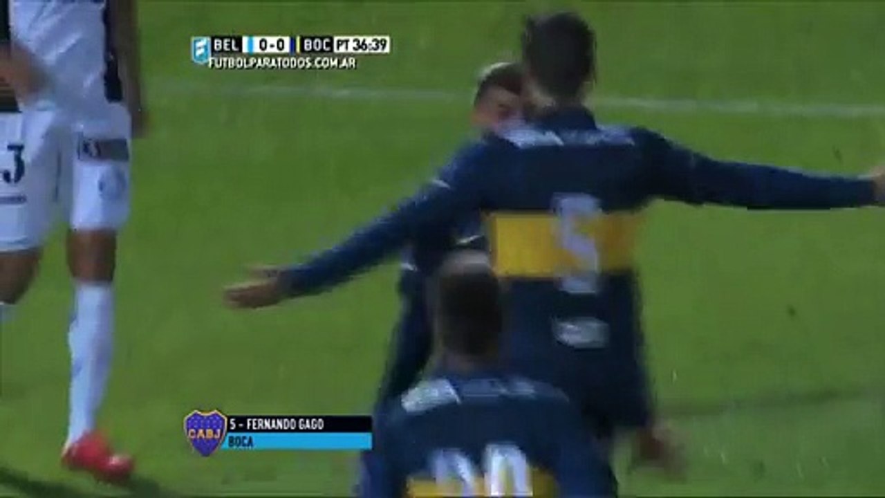 Gol de Fernando Gago. Belgrano 0-1 Boca