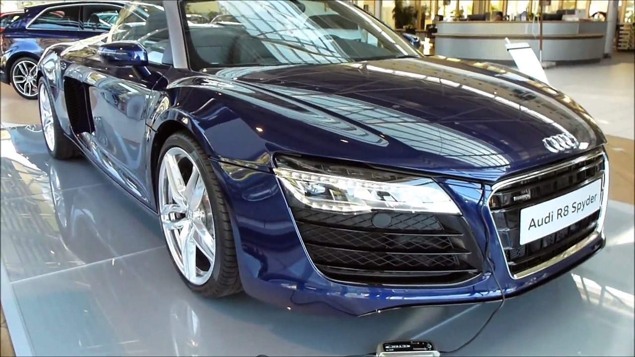 2014 Audi R8 Spyder Exterior & Interior 4.2 V8 430 Hp 300 Km h 186 mph   see also Playlist (2)