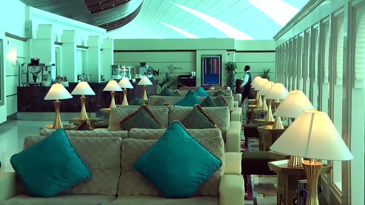 Emirates First Class Lounge Dubai and Boarding A380