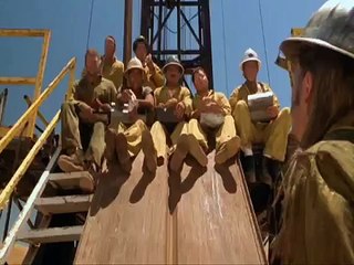 Joe Dirt at the oil rig