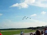 US Navy Blue Angels Practice at NAS Pensacola - Navy Break