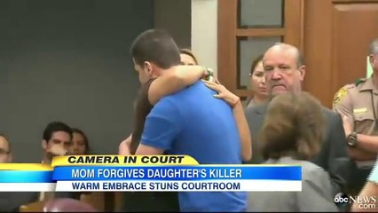 Mother Embraces Her Daughters Killer With A Warm Hug In Court And Stuns Everyone!