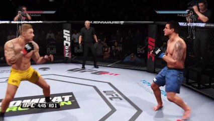 Let's Play EA UFC (PS4): Juan Takahashi vs Frank Mir Full Match
