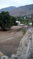 Flood video in Chitral (KPK) Pakistan 2015