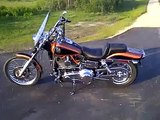 Harley Davidson Dyna Wide Glide w/Vance and Hines HS Straight Shots Slip Ons
