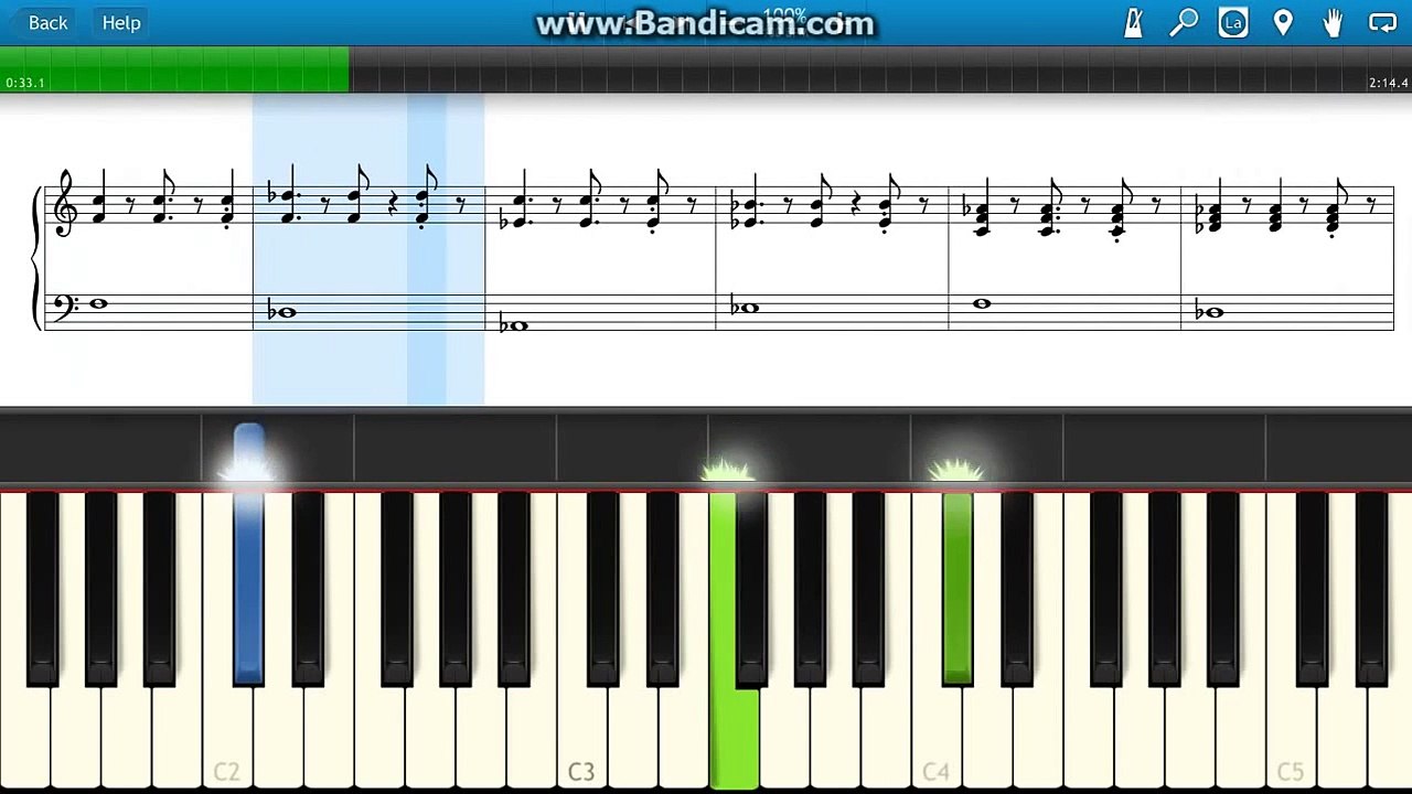 All Of Me Piano Cover with Sheet Music John Legend Synthesia Tutorial