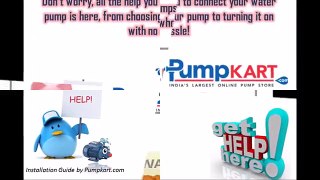 How to Install Water Pump | Water Pump Installation - Pumpkart.com
