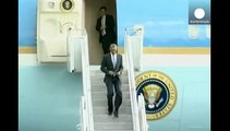 Barack Obama llega a Etiopía