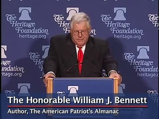 William J. Bennett Promotes Conservative Principles