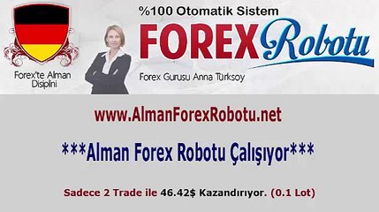 Alman Forex Robotu Kazandırıyor!