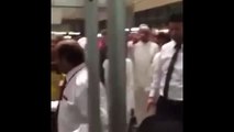 موظف في الخطوط السعودية يتلفظ ويشتم المسافرين