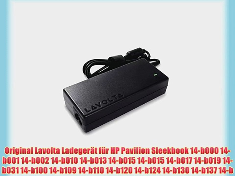 65W Lavolta? Netzteil Notebook Ladeger?t f?r HP Pavilion Sleekbook 6 14-b 14-c 14-f 14z-b 14-b000