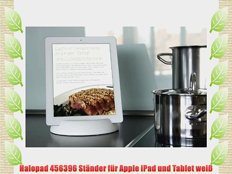 Halopad 456396 St?nder f?r Apple iPad und Tablet wei?