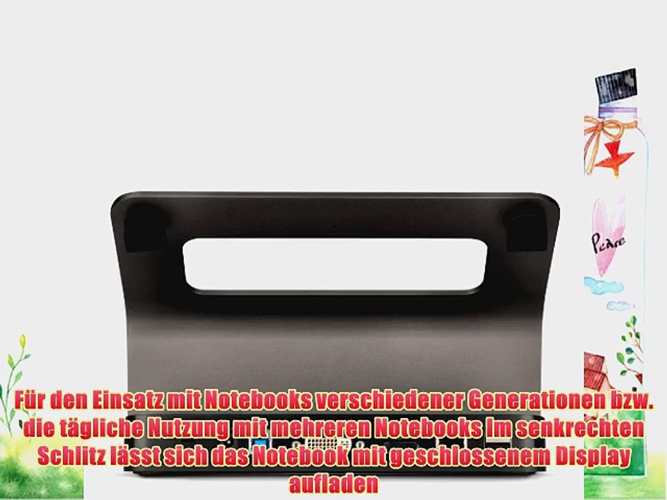 Belkin B2B044eaC00 USB 3.0 Dual Video Dockingstation mit erh?htem Loft-Stand (f?r Laptops/Ultrabooks/MacBooks