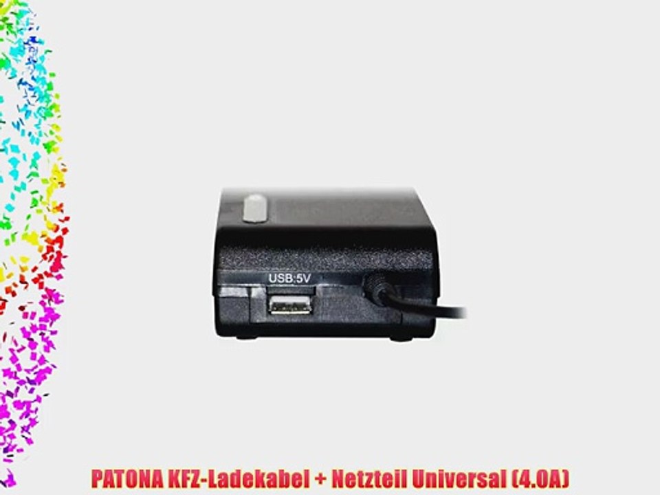 PATONA KFZ-Ladekabel   Netzteil Universal (4.0A)
