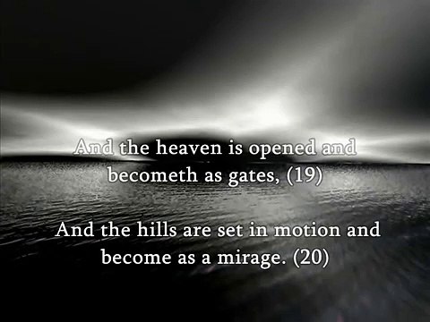 Surah An-Naba 78 By Shaikh Mishary Rashid Al-Afasy