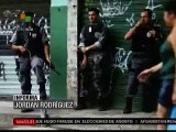 Policía brasileña continúa operativos en favelas de Río de Janeiro 20/10/2009
