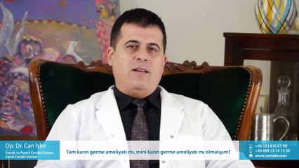 Скачать видео: Tam karın germe ameliyatı mı, mini karın germe ameliyatı mı olmalıyım? - Op. Dr. Can İşler