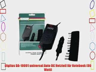 Descargar video: Digitus DA-10091 universal Auto DC Netzteil f?r Notebook (90 Watt)