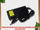 TOSHIBA V85 LAPTOP Netzteil 19V 3.42A 65W MAINS ladeger??t Netzteil UNIT PSU