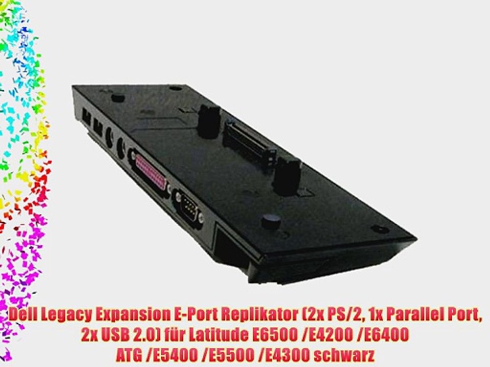 Dell Legacy Expansion E-Port Replikator (2x PS/2 1x Parallel Port 2x USB 2.0) f?r Latitude