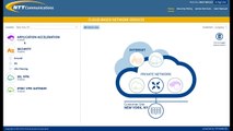 NTT Com Arcstar Universal One Portal Demo - NFV-enabled Cloud-Based Network Services