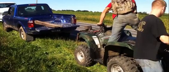No four Wheeler ramp  No problem