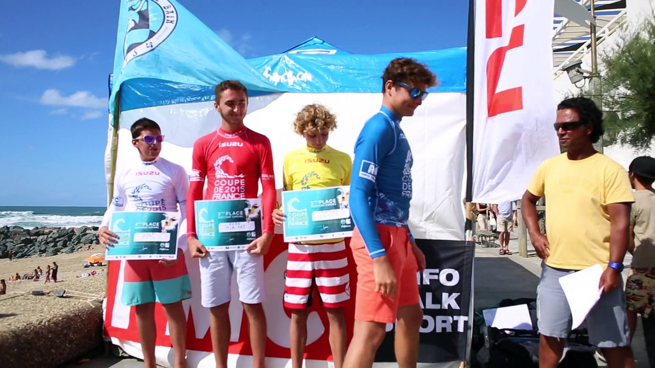 Grosses vagues et début de noyade sur la coupe de France de bodysurf à Anglet