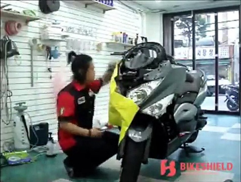 YAMAHA NEW T-MAX ppf&color film wrapping
