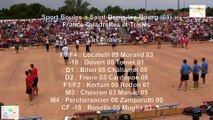 Mène 6, finale France Quadrettes 2015, Sport Boules, Saint-Denis-lès-Bourg 2015