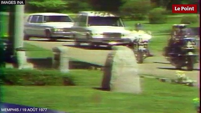 Les obsèques d'Elvis Presley, le 19 août 1977 à Memphis