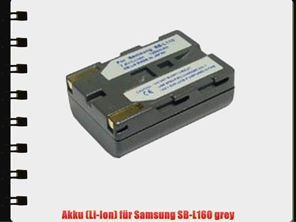 Akku (Li-Ion) f?r Samsung SB-L160 grey
