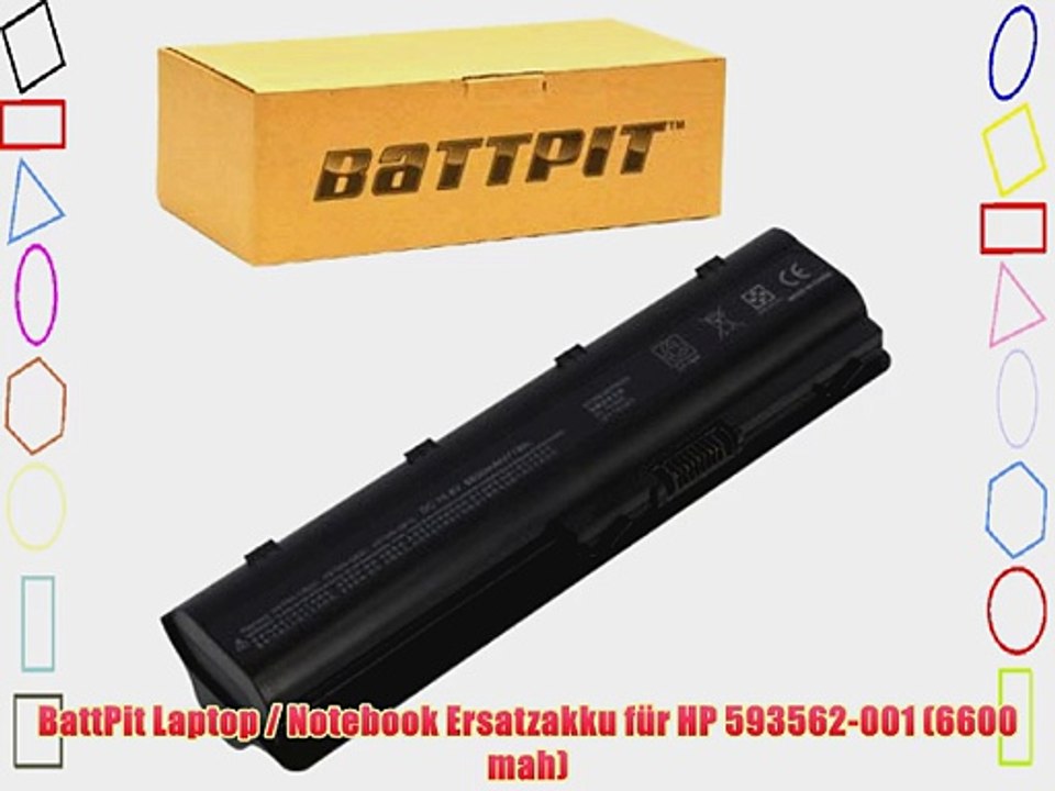 BattPit Laptop / Notebook Ersatzakku f?r HP 593562-001 (6600 mah)