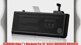 FLOUREON Akku f??r Macbook Pro 13 A1322 MB990CH MB990TA MB991*/A MB991LL/A MD101LL/A Precision