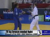 Judo 2009 Antalya: Jennifer Pitzanti ITA) - Gemma Gibbons (GBR) [-70kg] bronze.