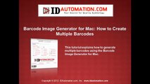 Create Barcodes with the Image Generator for Mac