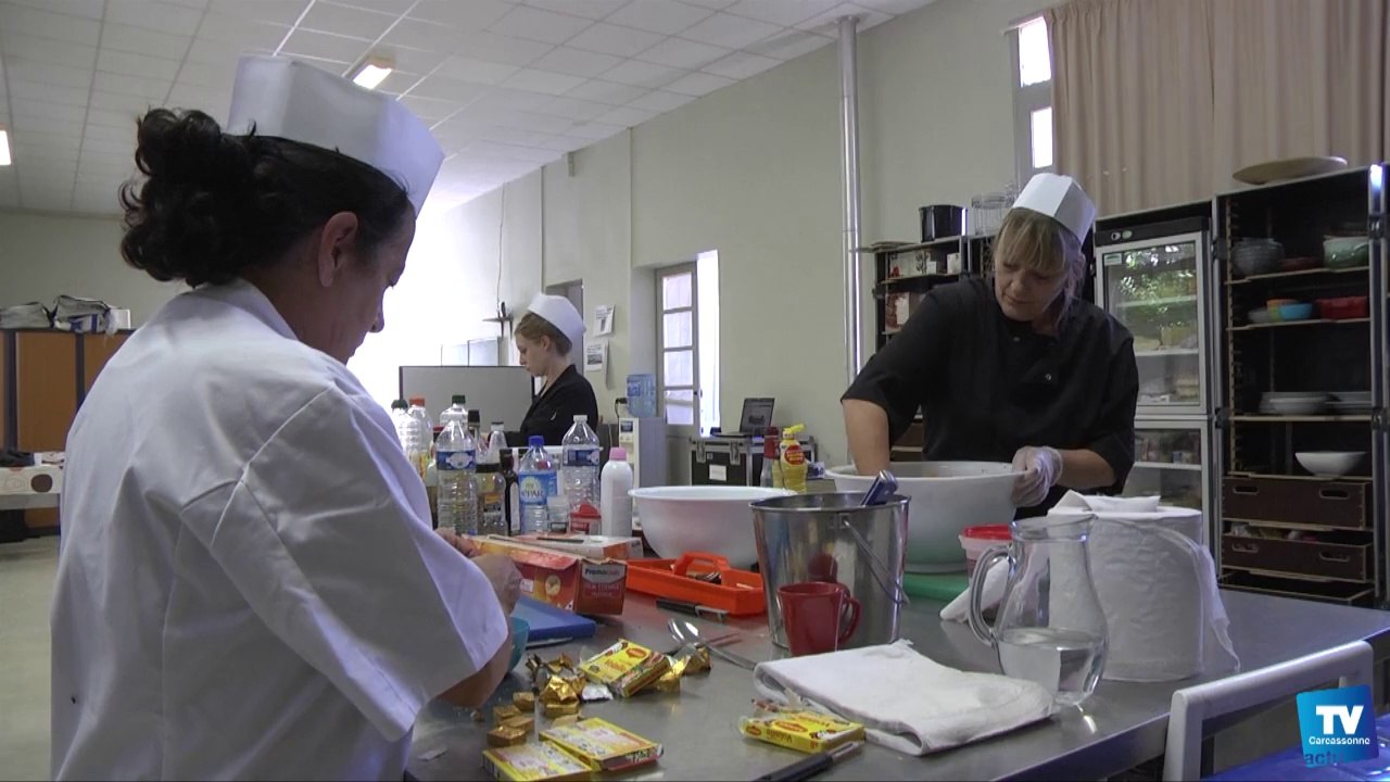 Le catering du Festival de Carcassonne régale plus d'une centaine d'artistes et techniciens par jour :