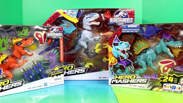 Jurassic World Hero Mashers Dinosaurs with Disney Pixar Cars Lightning McQueen Mater