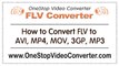 FLV Converter - How to Convert FLV to MP4, AVI, MOV, 3GP, MP3