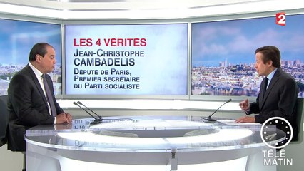 Les 4 Vérités - Jean-Christophe Cambadélis : "Nous allons commencer à baisser les impôts"