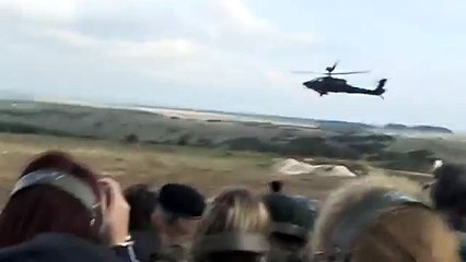 Apache AH-64D Live Fire Demonstration Salisbury Plain 2007