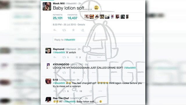Meek Mill Calls Drakes Charged Up Diss Song Baby Lotion Soft