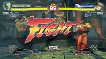 Ultra Street Fighter IV battle: Sagat vs Guy