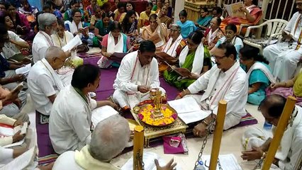 Aniruddha Bapu - Shree Rudrabhishek seva at Shree Aniruddha Gurukeshetram - 23 February 2015