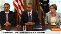 Obama Said to Have No Plans For Putin Talks