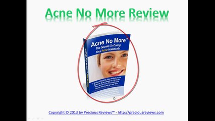 Acne No More Review by Precious Reviews™