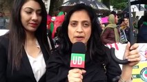 Soraya Aziz's message from protest against Altaf Hussain in London