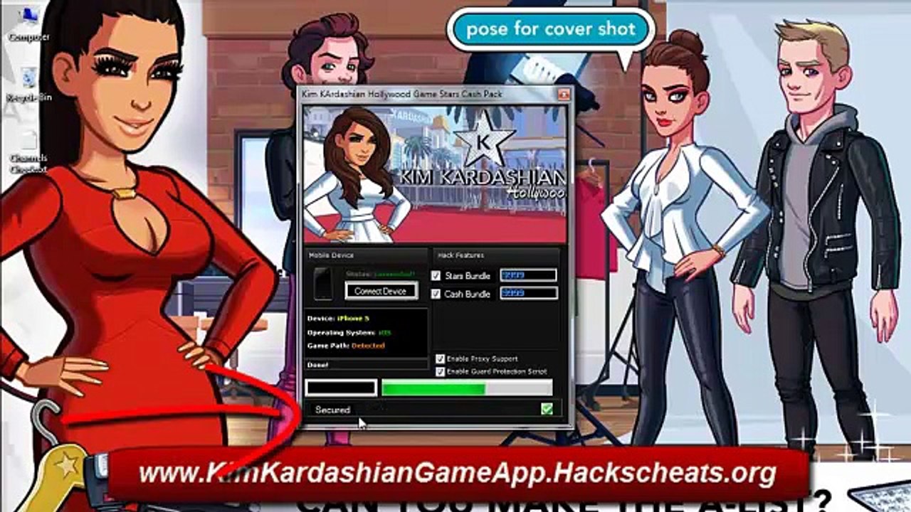 Today Newly Released Kim Kardashian Hollywood App Game Hack [iOS/Android/ [Money/Stars]