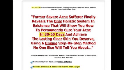 Get Rid of Acne in 7 days with Acne No More - My Honest Review!
